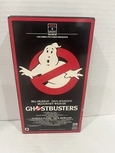 Vtg 1985 GHOSTBUSTERS RCA VHS MOVIE TAPE RED BORDER w/ Sealed Sticker No Shrink - Picture 1 of 7
