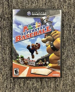 Mario Superstar Baseball Nintendo GameCube *SIN JUEGO* Estuche Auténtico + Manual - Imagen 1 de 7