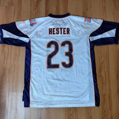 CHICAGO BEARS XL WHITE Football JERSEY #23 HESTER SUPER BOWL Xli 41 2007 - Image 1 of 4