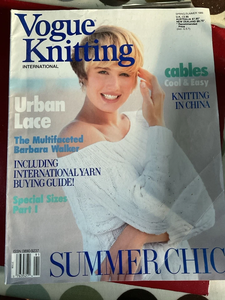 Vogue Knitting Magazine Spring/Summer1989 - Image 1 of 4