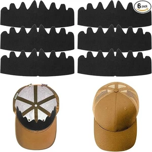 5 Stück schwarze Baseball Caps Einlagen Former flexibel waschbar wiederverwendbar Mütze Linie - Bild 1 von 7