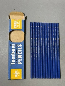 12 Japanese Vintage Pencil Tombow 773-5 NOS 3H JIS 1960s - Picture 1 of 8