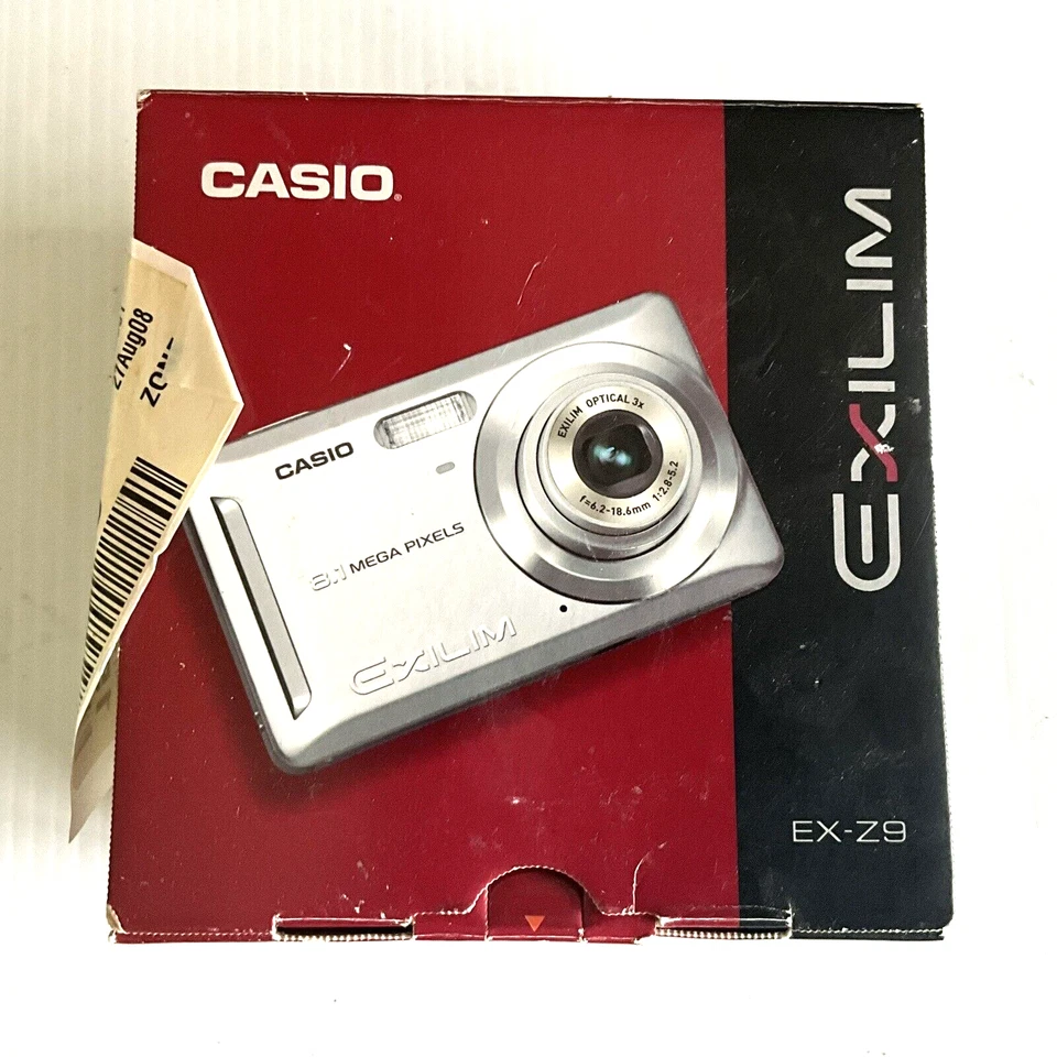 Cámara digital Casio Exilim EX-Z9 solo caja, cables, manuales Foto 1 de 4