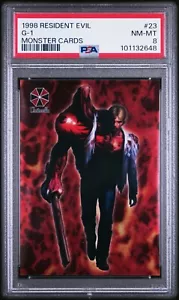Tarjeta de monstruo Resident Evil Chromium G-1 1998 | PSA 9 - Imagen 1 de 2