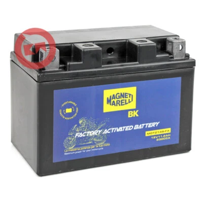 MAGNTI MARELLI YTZ14S-BS 11.2Ah BATTERY YAMAHA XVS MIDNIGHT STAR 950 2009-2015 - Image 1 of 4