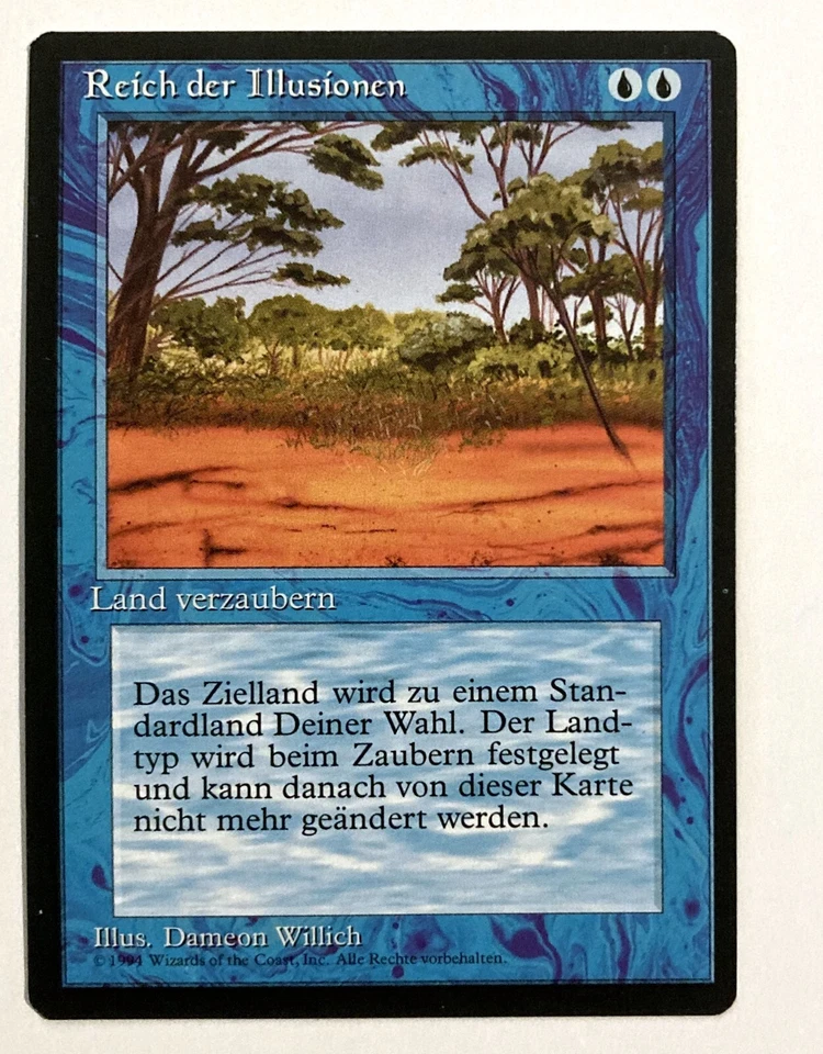 Phantasmal Terrain Revised FBB German NM MTG Magic the Gathering - Image 1 of 1