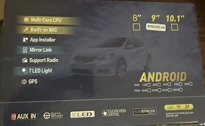 9inch Android 901P9 (2+32G) CarPlay Radio GPS WIFI Navigation Bluetooth - Image 1 of 2