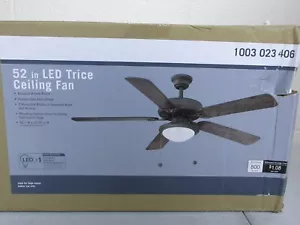 Trice 52 in. LED Espresso Bronze Ceiling Fan - YG269BP-EB - Picture 1 of 5