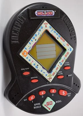 Juego de máquina tragamonedas electrónica portátil Monopoly Jackpot totalmente probado B-1 Foto 1 de 2