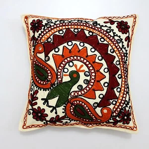 New Design Suzani Handmade Home Decor Pillow Shams Couch Cushion Cover Case Dk - Picture 1 of 5