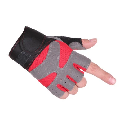 Guantes de Ciclismo Cortos Medio Dedo MTB Bicicleta de Carretera Deportes al Aire Libre Almohadilla de Gel Antideslizante Foto 1 de 4