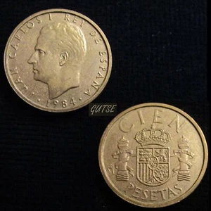 *GUTSE* JCI-380, 100 PESETAS 1984, LIS HACIA EL ANVERSO, MBC+ - Imagen 1 de 1