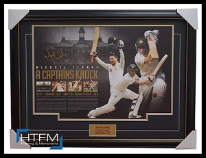 Michael Clarke Signed "A Captains Knock" 329 Test Runs Not Out - RRP - $695 - Picture 1 of 1