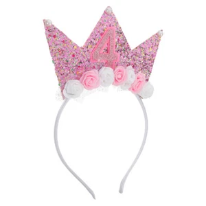 Children's Crown Headband Hair Bands Holiday Headbands For Birthday Baby - Picture 1 of 12