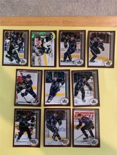 2002/03 Topps Factory Gold Los Angeles Kings Team Set 10 Cards Redemption SP