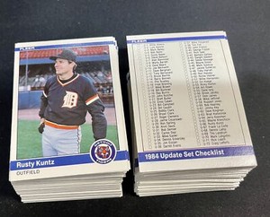 1984 Fleer Update Baseball Cards 1-132 (NM) - You Pick - Complete Your Set
