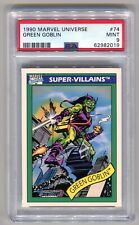 1990 Marvel Universe Green Goblin PSA 9 Mint #74 Spider-Man