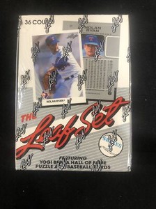 1990 LEAF BASEBALL SERIES 1 FACTORY SEALED BOX 36 Packs Sammy Sosa RC Griffey