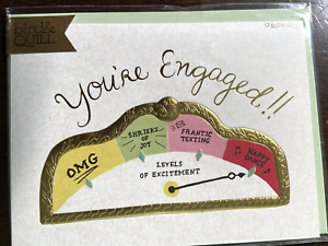 Papyrus Bird & Quill Wedding Engagement Card - OMG, Shrieks of Joy, best news!!