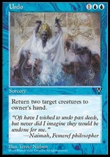 Undo X4 EX/NM Visions MTG Magic Cards Blue