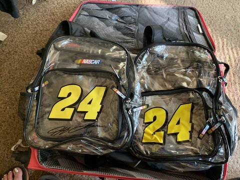 Jeff Gordon Backpacks. $50 FOR BOTH Cover