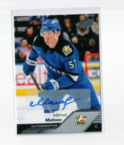 MIKHAIL MALTSEV '22/23 2022/23 Upper Deck AHL AUTOGRAPH card COLORADO EAGLES