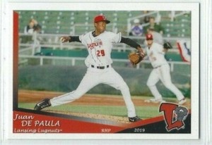 2019 Lansing Lugnuts (Class A-Toronto Blue Jays) Juan De Paula