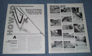 Telaio Ventola Finestra Ford Mustang 1965-66 Restauro How-To Tech Info Articolo - Foto 1 di 2