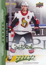 2018-19 Upper Deck MVP Green Script #212 Erik Karlsson