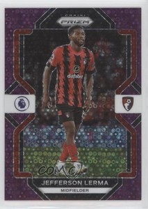 2022-23 Panini Prizm Premier League Purple Breakaway /25 Jefferson Lerma #217