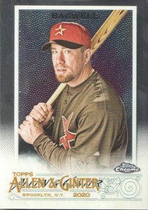 2020 Topps Allen & Ginter Chrome Baseball #8 Jeff Bagwell