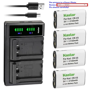 Kastar Battery LTD2 Charger for Samsung CRV3 Digimax A40 Digimax A4 Digimax A5 - Picture 1 of 11