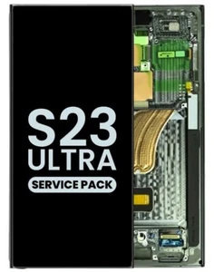 Ecran OLED d'origine Samsung Galaxy S23 Ultra 5G cadre vert (Service Pack) - Photo 1 sur 4
