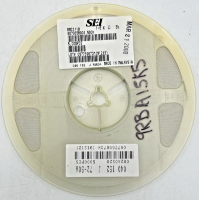 (5000) RESISTENCIAS EN CARRETE SEI RMC1/10 807065R001.500K Foto 1 de 4