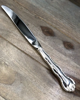 Cuchillo de cena individual Rondo by Gorham de plata de ley tamaño 9 5/8" Foto 1 de 3