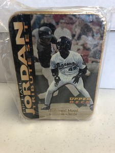MICHAEL JORDAN TRIBUTE SET...UPPER DECK..EMBOSSED METAL COLLECTOR CARDS Baseball