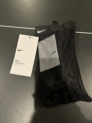 Nike Shin Guard Socks Black Size M/L Soccer - Image 1 of 3
