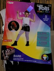 Verkleidung Trolle Welttour Barb Deluxe Kinderkostüm Gr. XS 3T-4T Halloween NEU - Bild 1 von 1