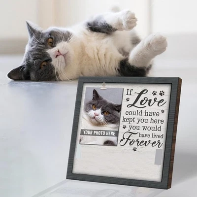 Pet Remembrance Dog Loss Keepsake 4x6 Photo Frame Distressed White Background - Image 1 of 4