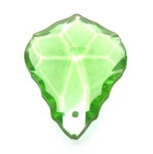 7 GREEN COLOR CRYSTALS CRYSTAL FOR CHANDELIER 1 7/8 INCH - Picture 1 of 6