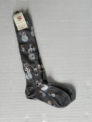 Meias femininas Socksmith Crew Natal inverno torcido boneco de neve novidade calçado - Imagem 1 de 3