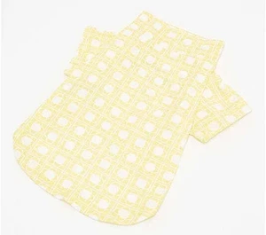 AnyBuddy Lush Jersey Pet Shirt-Daffodil Geo-NUOVO-A566982 - Foto 1 di 2