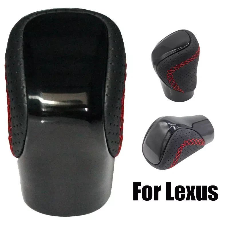 Perilla de cambio de marchas automática negra roja para automóvil para Lexus GS450h RC-F RC350 RX350 ES350 Foto 1 de 4