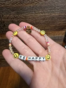 Pulsera Little Words Project Be Happy regalo motivacional - Imagen 1 de 2