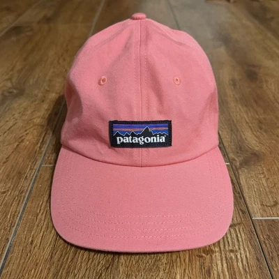 Patagonia Parche Rosa Pastel Exterior Informal Correa Ajustable Espalda Papá Gorra Sombrero Foto 1 de 4