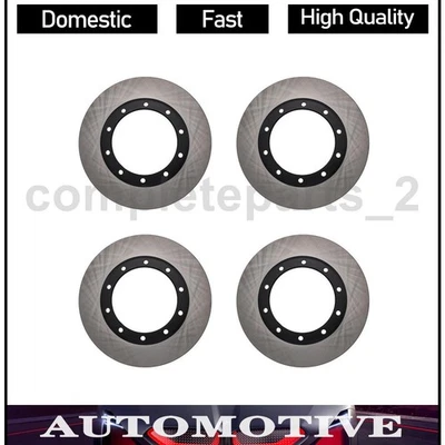 4 rotores de freno delanteros traseros para Ford F650 6,7 L 7,2 L Ford F750 6,7 L 7,2 L Foto 1 de 4