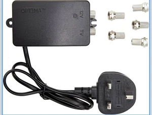 Optima MA-25AK masthead amplifier kit, black - Picture 1 of 3