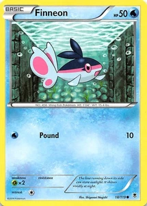 Finneon 18/119 XY Phantom Forces Pokemon 004420 - Picture 1 of 2