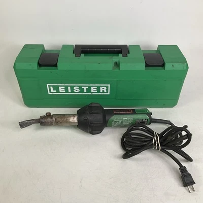 Herramienta de aire caliente Leister Triac ST pistola de calor con cable modelo eléctrico 141.228 con estuche Foto 1 de 4