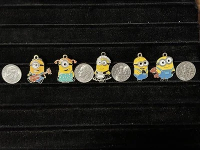 Minions Set 5 Enamel charm Necklace Pendant Charm Keepsakes Gift Ideas C34 - Image 1 of 4